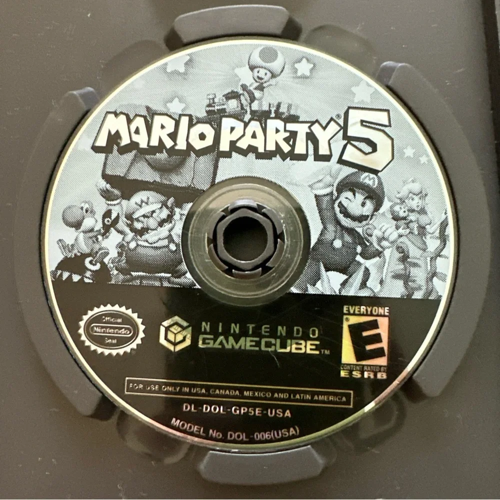 Nintendo GameCube Mario Party 5 case, booklet, and disc